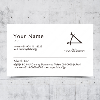 Aと上質感と信頼性のロゴ