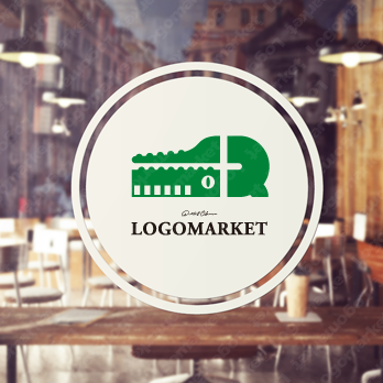 Dと歯磨きと歯ブラシのロゴ