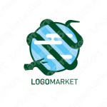 宇宙と地球と自然のロゴ