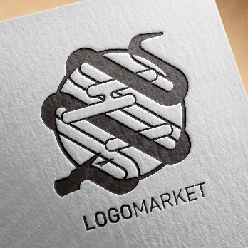 宇宙と地球と自然のロゴ