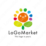 太陽と元気と笑顔のロゴ