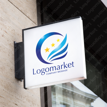 Aとaと虹のロゴ