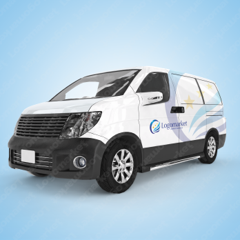 翼と成功と幸運のロゴ