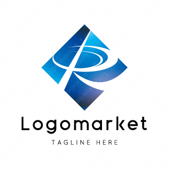 Rとrと菱形のロゴ