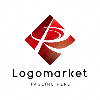 Rとrと菱形のロゴ