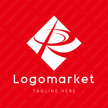 Rとrと菱形のロゴ