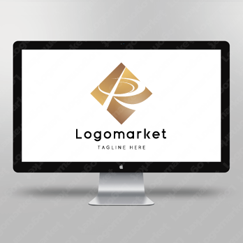 Rとrと菱形のロゴ
