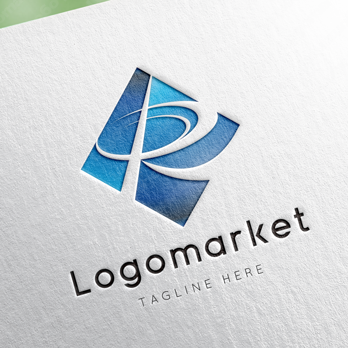 Rとrと菱形のロゴ