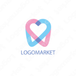 歯とハートと暖かいのロゴ