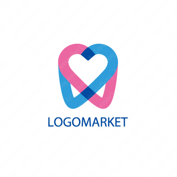 歯とハートと暖かいのロゴ
