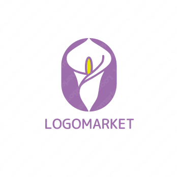 カラーと厳粛と葬儀のロゴ