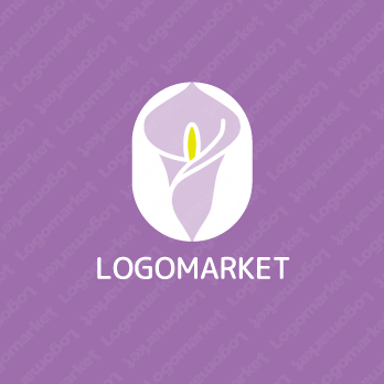 カラーと厳粛と葬儀のロゴ