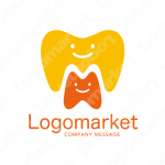 歯と親しみやすいとMのロゴ