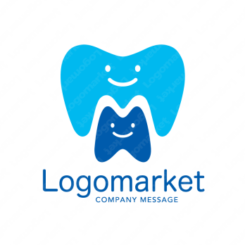 歯と親しみやすいとMのロゴ