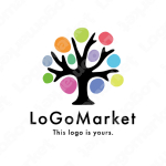 木と葉と夢のロゴ