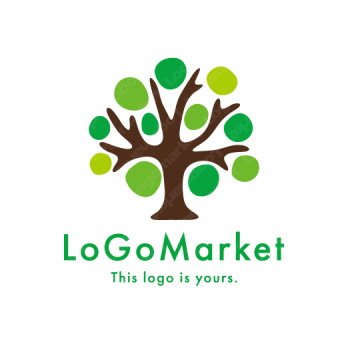 木と葉と夢のロゴ