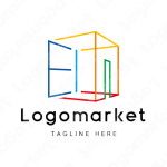 Eとeと家のロゴ