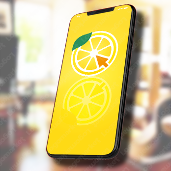 レモンと検索とwebのロゴ