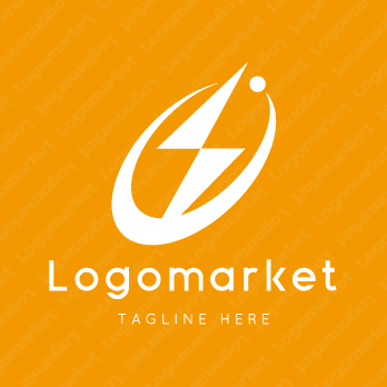 Sと球体と楕円形のロゴ