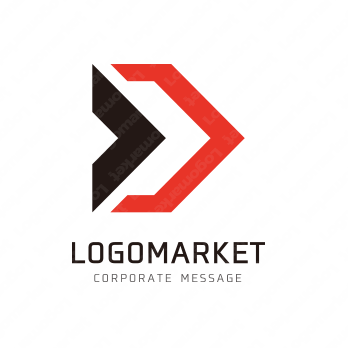 Dと前進とスピードのロゴ