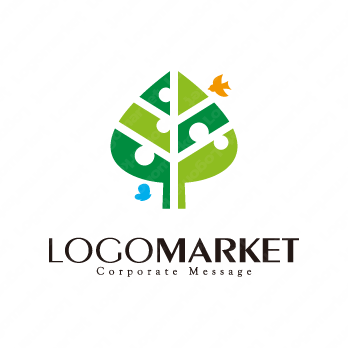 充実と優しいと安心のロゴ