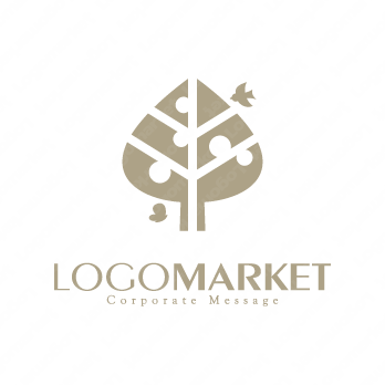 充実と優しいと安心のロゴ