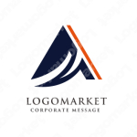 Aと上昇とトップのロゴ