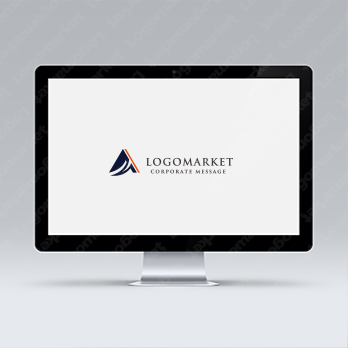 Aと上昇とトップのロゴ