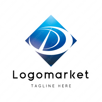 Dとdと菱形のロゴ