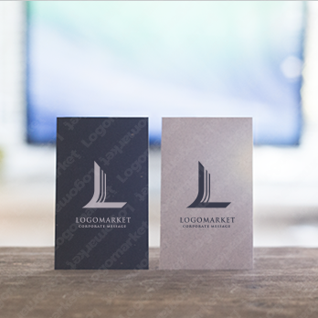 Lとスマートと先進性のロゴ