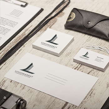 Lとスマートと先進性のロゴ