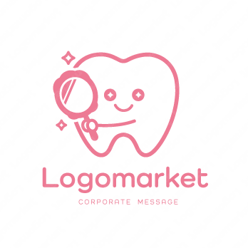 清潔感と輝きと安心のロゴ