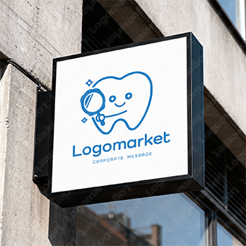 清潔感と輝きと安心のロゴ