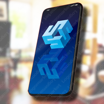 Sとキューブと3Dのロゴ