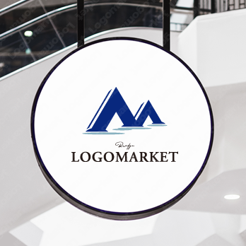 橋と成長と経験のロゴ