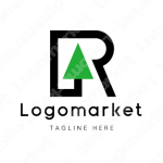 Rとrと木のロゴ