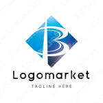 Bとbと菱形のロゴ