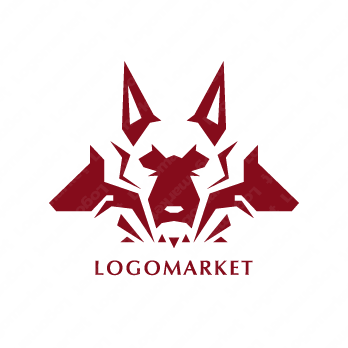 冥界と犬とケルベロスのロゴ