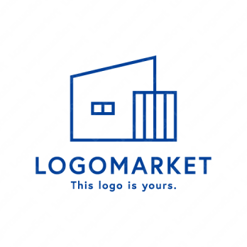 平屋と一軒家とミニマルのロゴ