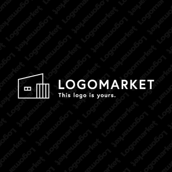 平屋と一軒家とミニマルのロゴ