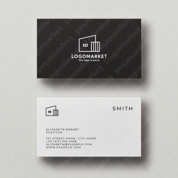 平屋と一軒家とミニマルのロゴ