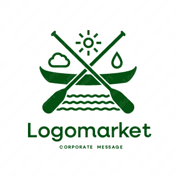 自然と調和と信頼のロゴ