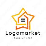 家と星と光のロゴ