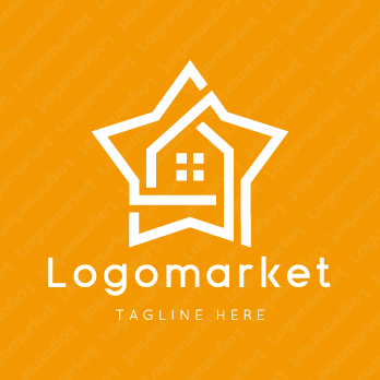 家と星と光のロゴ