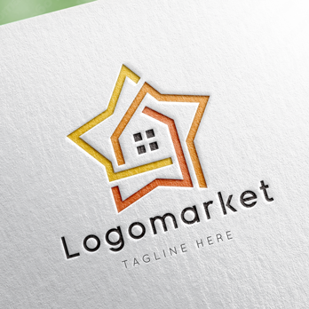 家と星と光のロゴ