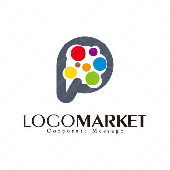 パフォーマンスとフキダシとアグレッシブのロゴ