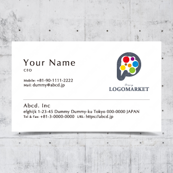 パフォーマンスとフキダシとアグレッシブのロゴ