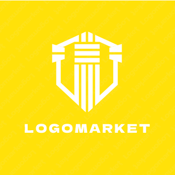 灯台と監視とセキュリティーのロゴ