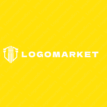 灯台と監視とセキュリティーのロゴ