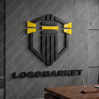 灯台と監視とセキュリティーのロゴ